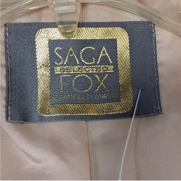 SAGA Fox Vintage Natural Blue Sable Fox Fur Women’s Jacket Size Small - Picture 8 of 14